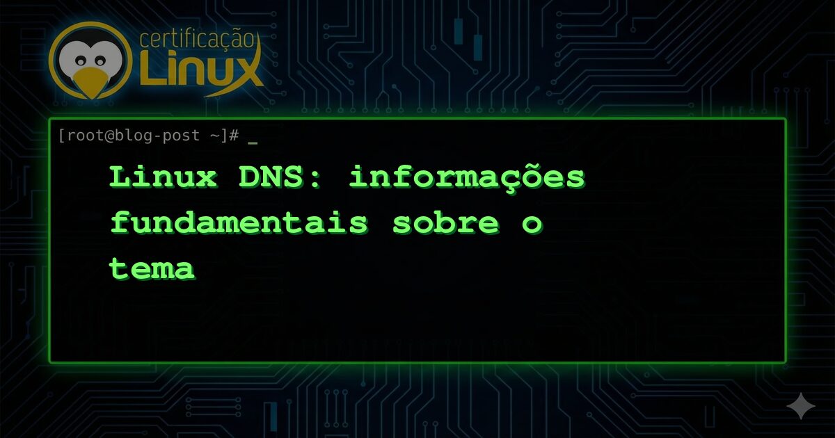 Linux DNS: informações fundamentais sobre o tema