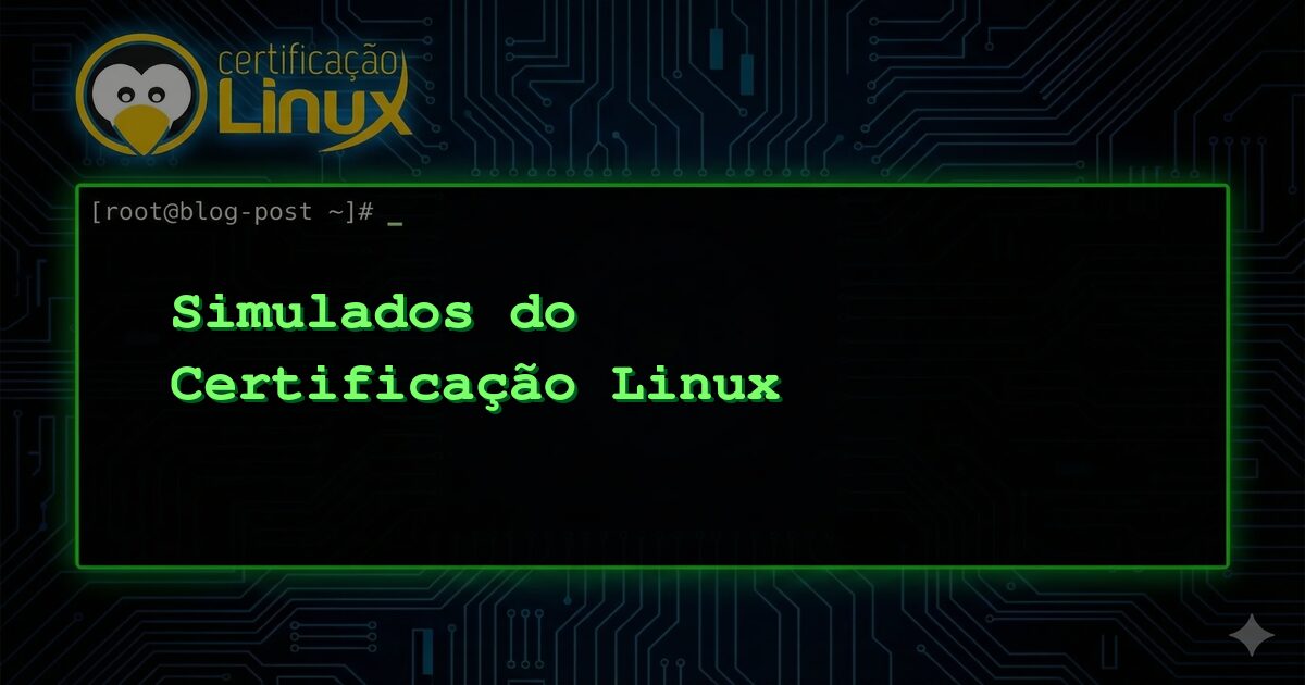 Simulados do Certificação Linux